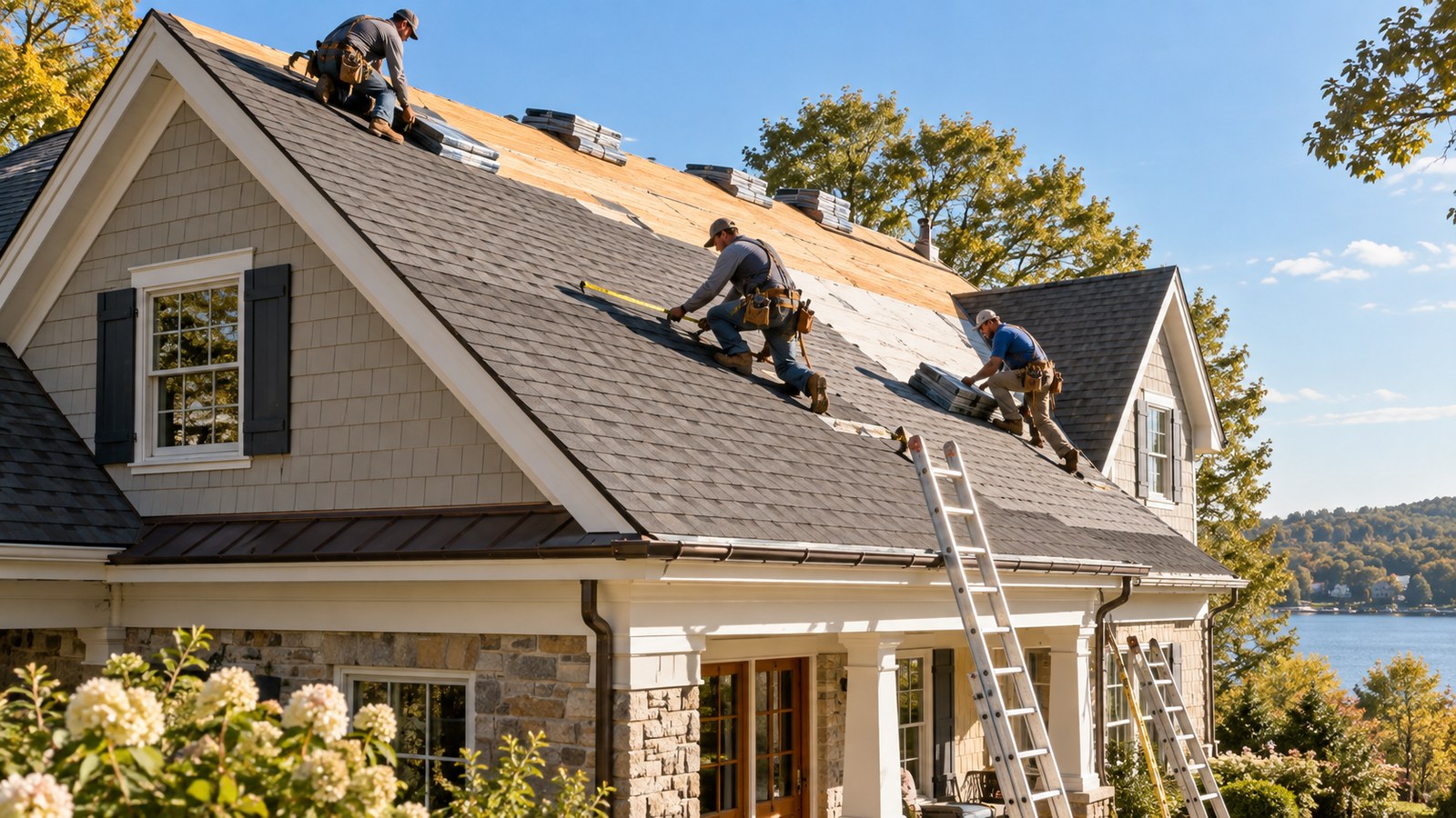 Roof Replacement Geometry: Calculating Roofing Squares, Pitch Multipliers, and Tear-Off Labor