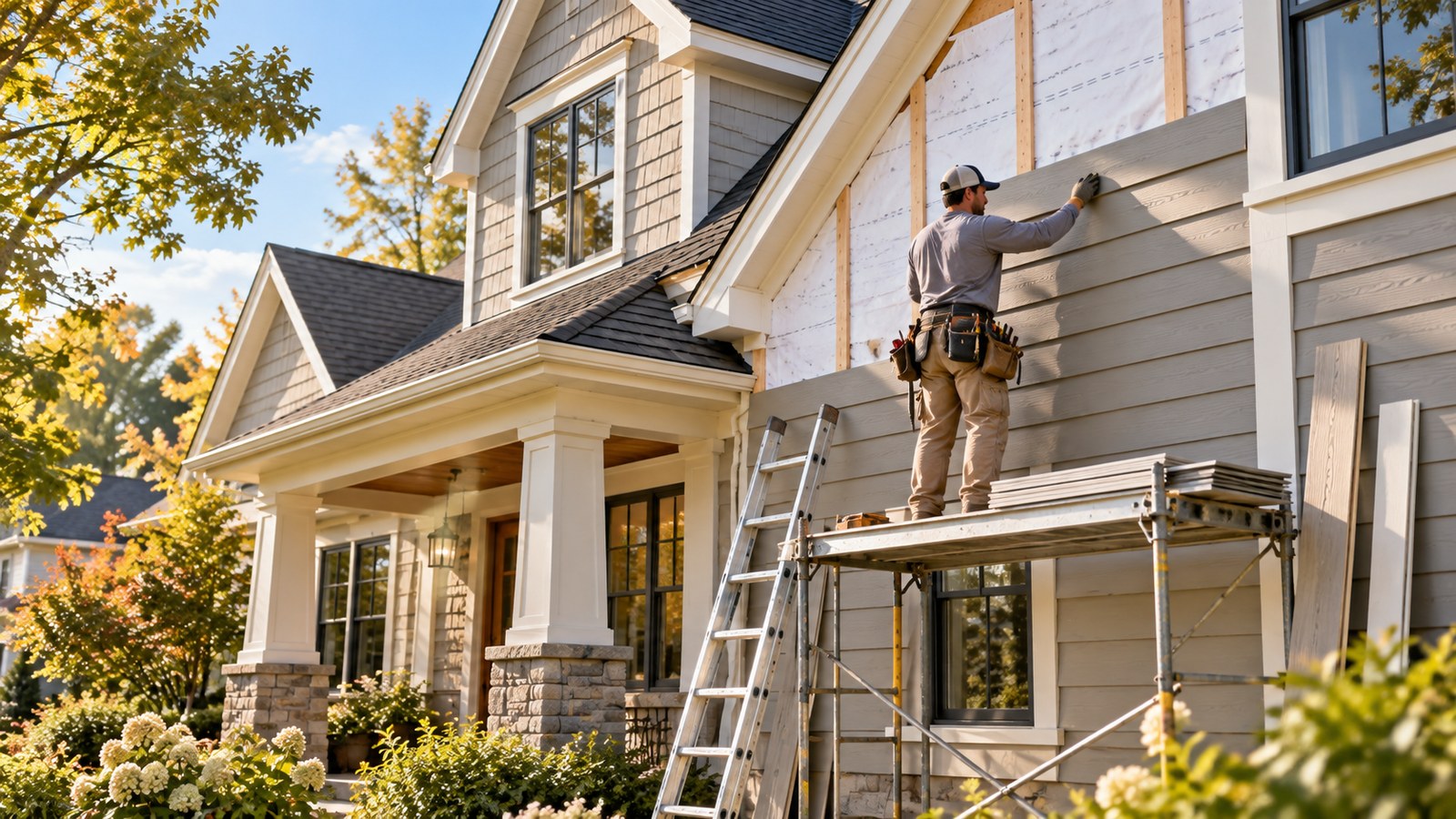 Exterior Siding Replacement: Cladding Material & Detail Costing